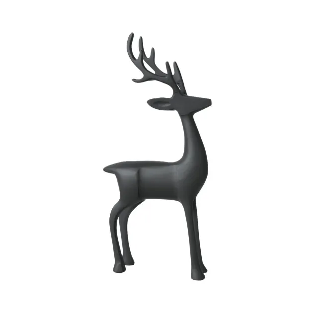 Figurka jeleń Christmas Chic 36cm czarna