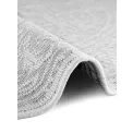 Dywan Duet 160cm Kona White Grey dwustronny okrągły do wnętrz i na zewnątrz - 13