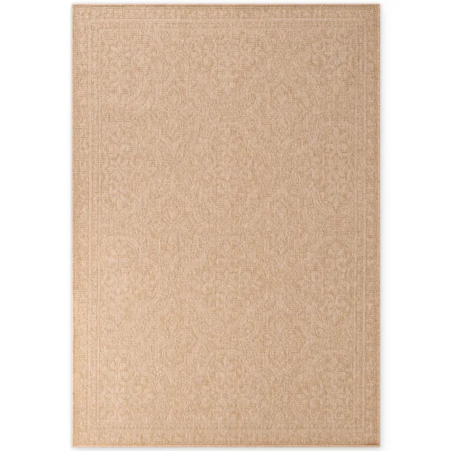 Dywan Duet 200x290cm Rosel Jute White dwustronny do wnętrz i na zewnątrz