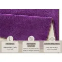 Dywan Fancy 100x150cm Uni Colour Purple - 5