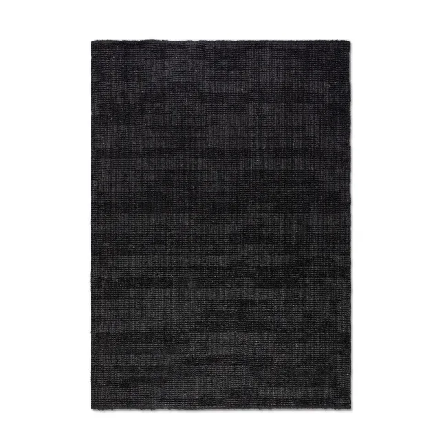 Dywan Bouclé 190x280cm Jaipur Dark Black 100% juta