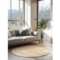 Dywan Bouclé 160cm Jaipur Natural Ivory White okrągły 100% juta - 4