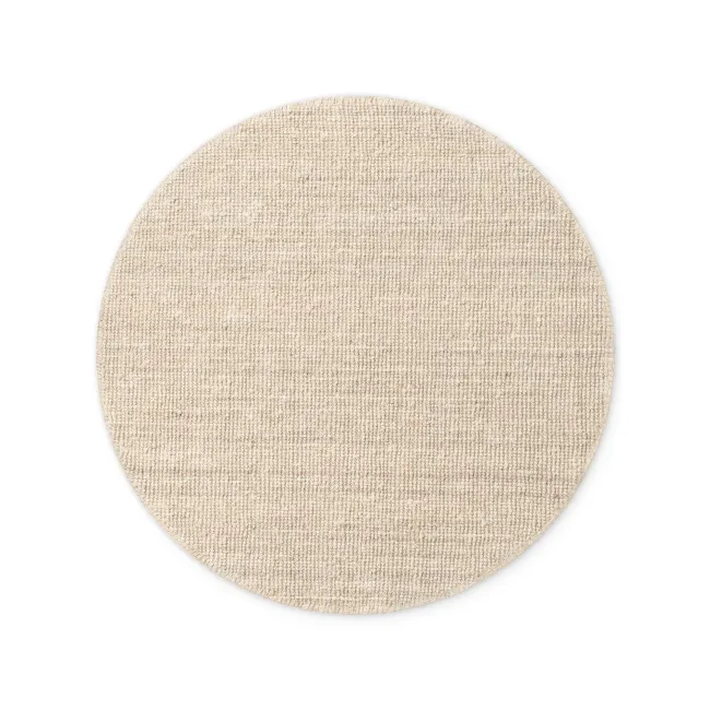 Dywan Bouclé 160cm Jaipur Natural Ivory White okrągły 100% juta