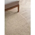 Dywan Bouclé 160cm Jaipur Natural Ivory White okrągły 100% juta - 5