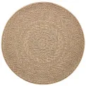 Dywan Forest 200cm Almendro Beige Brown okrągły do wnętrz i na zewnątrz - 1