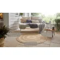 Dywan Forest 200cm Almendro Beige Brown okrągły do wnętrz i na zewnątrz - 5