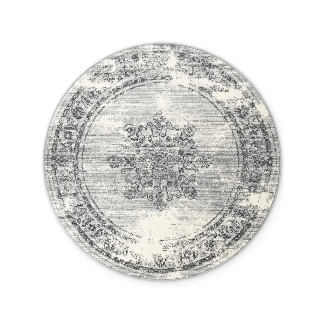 Dywan Gloria 120cm Lydia Cream Grey okrągły