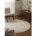 Dywan Lyon 200cm Beans Natural Cream okrągły 100% wełna - 6