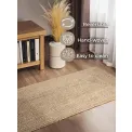 Dywan Juno 80x200cm Natural White 100% juta - 6
