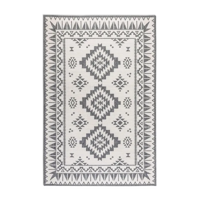 Dywan Gemini 160x230cm Dynamic Silver dwustronny do wnętrz i na zewnątrz
