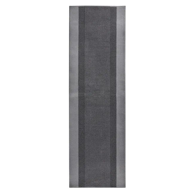 Dywan Basic 80x300cm Band Grey