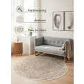 Dywan Gloria 120cm Cavallo Cream Beige okrągły - 5