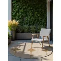 Dywan Duet 160cm Bowen Jute White dwustronny okrągły do wnętrz i na zewnątrz - 4