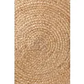 Dywan Jute Braided 200cm Nuru Natural Gold okrągły 100% juta - 6