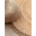 Dywan Jute Braided 200cm Nuru Natural Gold okrągły 100% juta - 4