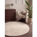 Dywan Calmio 120cm Natural White okrągły 100% wełna - 4