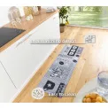 Dywan kuchenny Cook&Clean 50x150cm Five Stars Kitchen Black Grey antypoślizgowy - 4
