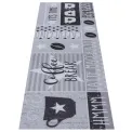 Dywan kuchenny Cook&Clean 50x150cm Five Stars Kitchen Black Grey antypoślizgowy - 8