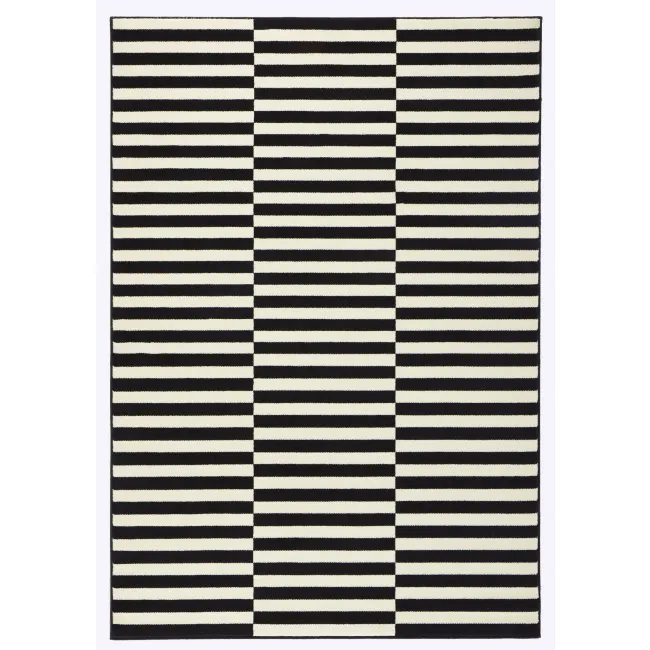 Dywan Gloria 200x290cm Panel Black Cream