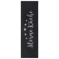 Dywan kuchenny Cook&Clean 50x150cm Five Stars Kitchen Black Grey antypoślizgowy - 1