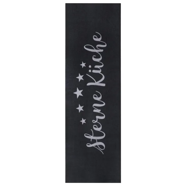 Dywan kuchenny Cook&Clean 50x150cm Five Stars Kitchen Black Grey antypoślizgowy