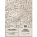 Dywan Jute Braided 200cm Lina Natural Ivory Black okrągły 100% juta - 8