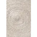 Dywan Jute Braided 200cm Lina Natural Ivory Black okrągły 100% juta - 6