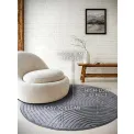 Dywan New York 160cm Panglao Anthracite okrągły - 5
