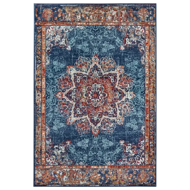 Dywan Luxor 140x200cm Maderno Blue Multicolor