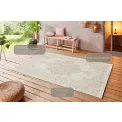 Dywan Beach 240x340cm Tilos Cream Beige do wnętrz i na zewnątrz - 4
