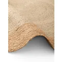 Dywan Looma 200cm Natural Ivory Gold okrągły 100% juta - 10