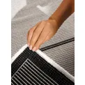 Dywan Duet 200x290cm Bowen Black White dwustronny do wnętrz i na zewnątrz - 13