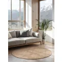 Dywan Bouclé 200cm Jaipur Natural Golden okrągły 100% juta - 4