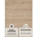 Dywan Bouclé 200cm Jaipur Natural Golden okrągły 100% juta - 10