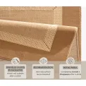 Dywan Basic 160x230cm Band Beige Cream - 5