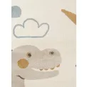 Dywan dziecięcy Adventures 120x170cm Dino Cream Multicolor - 6