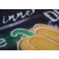 Dywan kuchenny Cook&Clean 50x150cm Delicious Kitchen Board Black Multicolored antypoślizgowy - 8