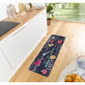 Dywan kuchenny Cook&Clean 50x150cm Delicious Kitchen Board Black Multicolored antypoślizgowy - 3
