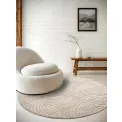 Dywan New York 200cm Panglao Taupe okrągły - 5
