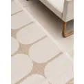 Dywan Duet 80x250cm Bowen Jute White dwustronny do wnętrz i na zewnątrz - 5