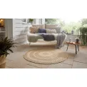 Dywan Forest 160cm Almendro Beige Brown okrągły do wnętrz i na zewnątrz - 4