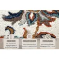 Dywan Luxor 57x90cm Caracci Cream Multicolor - 5