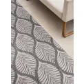 Dywan Duet 80x250cm Liora White Grey dwustronny do wnętrz i na zewnątrz - 8