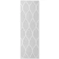 Dywan Duet 80x250cm Liora White Grey dwustronny do wnętrz i na zewnątrz - 2
