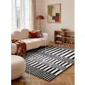 Dywan Stryve 120x180cm Pulse Black White 100% wełna - 5