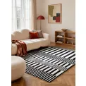 Dywan Stryve 120x180cm Pulse Black White 100% wełna - 3