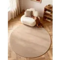 Dywan Puristic 200cm Knots Beige okrągły 100% wełna - 4