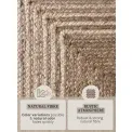 Dywan Juno 200x300cm Line Natural White Brown 100% juta - 9