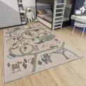Dywan dziecięcy Adventures 160x235cm Animal Park Cream Brown Grey - 3