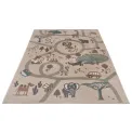 Dywan dziecięcy Adventures 160x235cm Animal Park Cream Brown Grey - 9